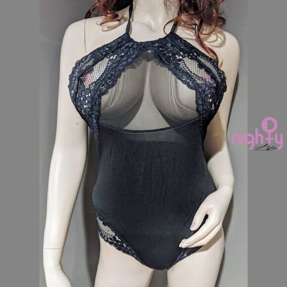 Pretty Thing Black Teddy Lingerie - Picture 2 of 5